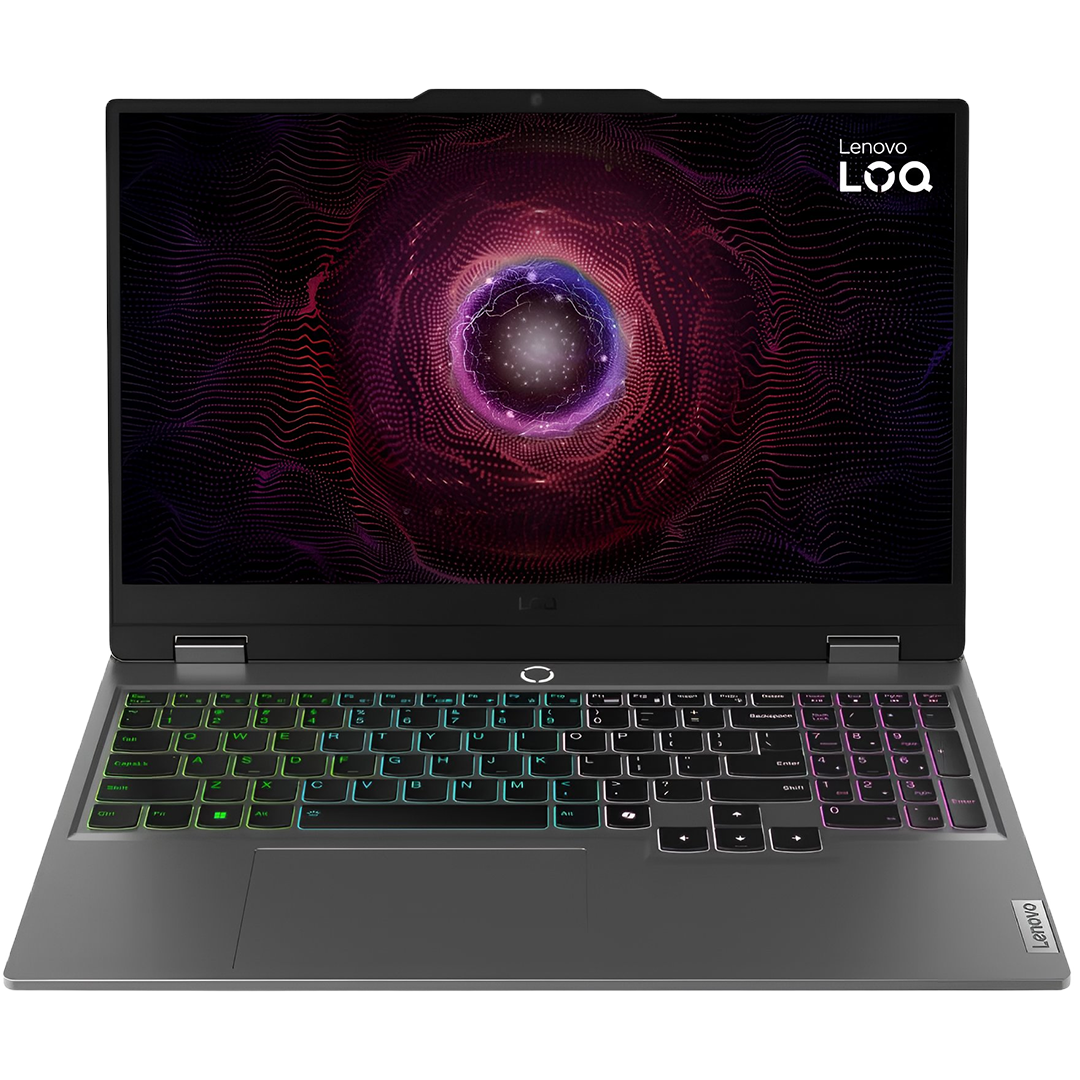 Lenovo LOQ 15ARP9 - (GKUS), AMD Ryzen 5-7235HS, RAM 12GB, SSD 512GB, RTX 4050 6GB, 15.6 Inch FHD IPS 144Hz, Luna Grey