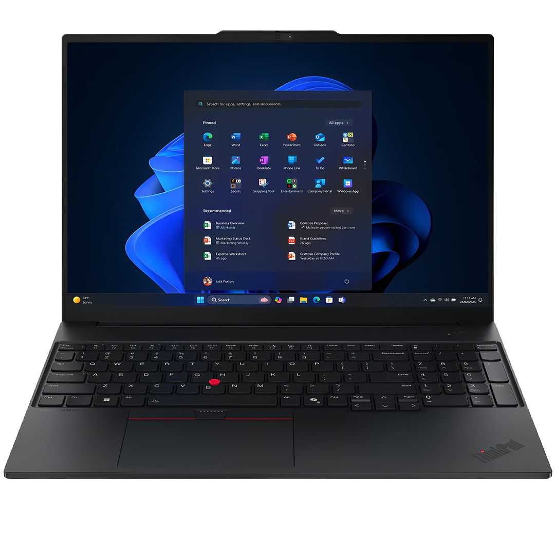 Lenovo ThinkPad E14 (1Y00), Intel Core Ultra 7-155H, RAM 16GB, SSD 512GB, Intel Graphics, 14.0 Inch IPS WUXGA 60Hz, Black