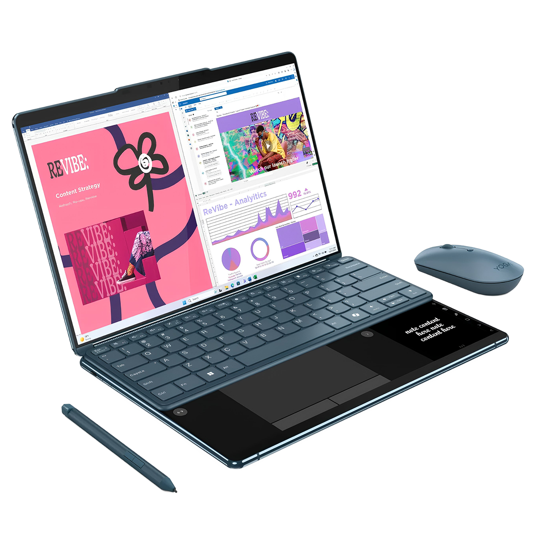Lenovo Yoga 9 13IMU9 - (109870), Intel Core Ultra 7-155U, RAM 16GB, SSD 1TB, Intel® Graphics, 13.3" 2.8K WQXGA+ Touch OLED, Tidal Teal