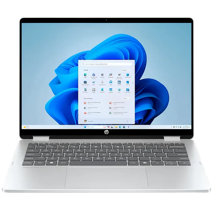 HP OmniBook X Flip 14-FP0013DX, Intel CORE 5-120U, RAM 8GB, SSD 512GB, Intel Graphics, 14.0 Inch WUXGA FHD+ IPS Touch, Glacier Silver