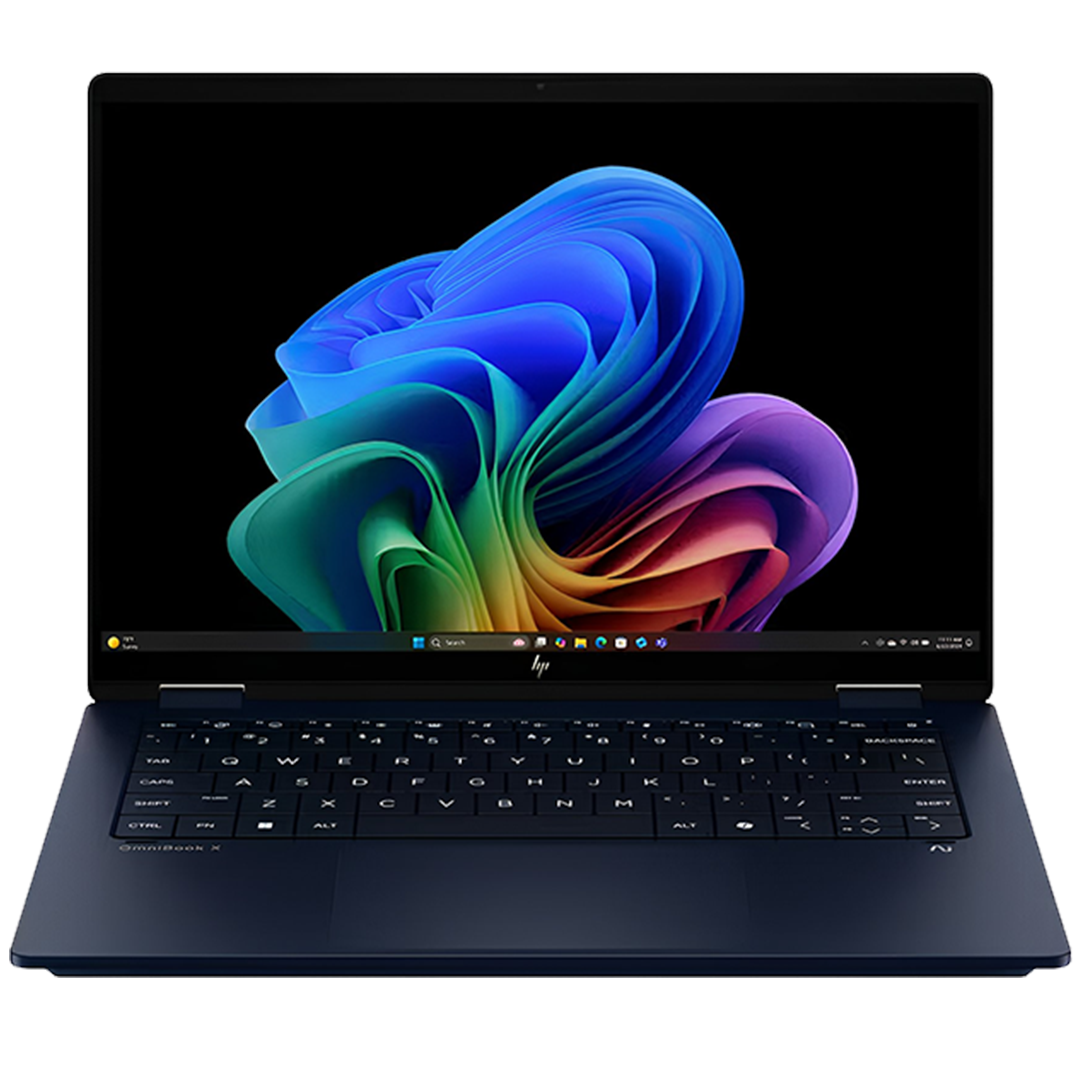 HP OmniBook X Flip 14-FM0023DX, Intel Ultra 7-256V, RAM 16GB, SSD 1TB, Intel Arc 140V, 14.0 Inch WUXGA FHD+ IPS Touch, Atmospheric Blue