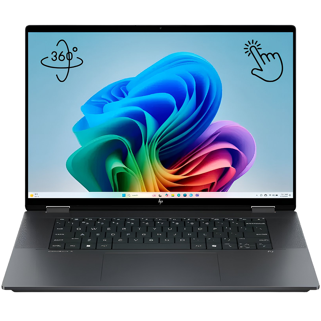 HP OmniBook X Flip 16-AS0023DX, Intel Core Ultra 7-256V, RAM 16GB, SSD 1TB, Intel Arc 140V, 16.0 Inch IPS WUXGA FHD+ Touch, Eclipse Gray