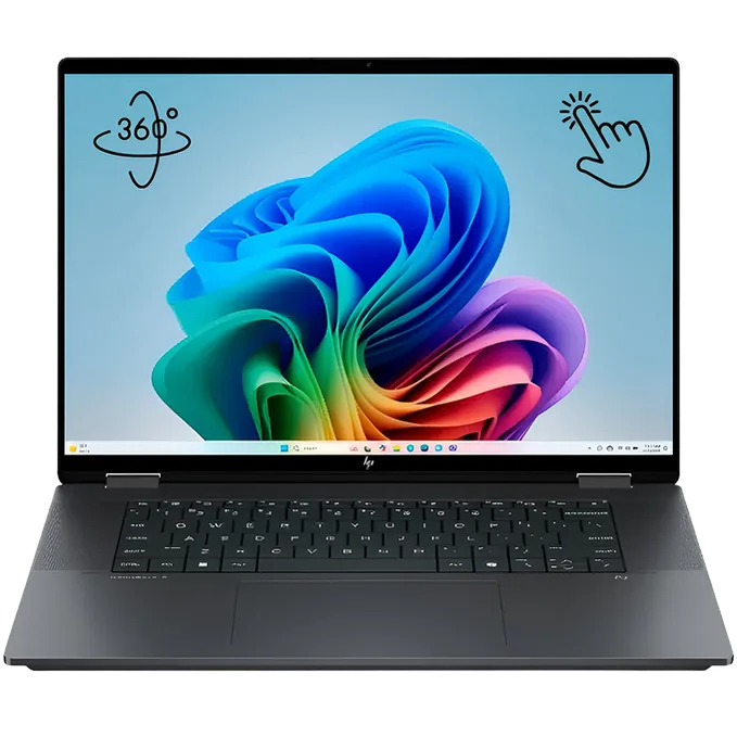 HP OmniBook X Flip 16-AS0023DX, Intel Core Ultra 7-256V, RAM 16GB, SSD 1TB, Intel Arc 140V, 16.0 Inch IPS WUXGA FHD+ Touch, Eclipse Gray