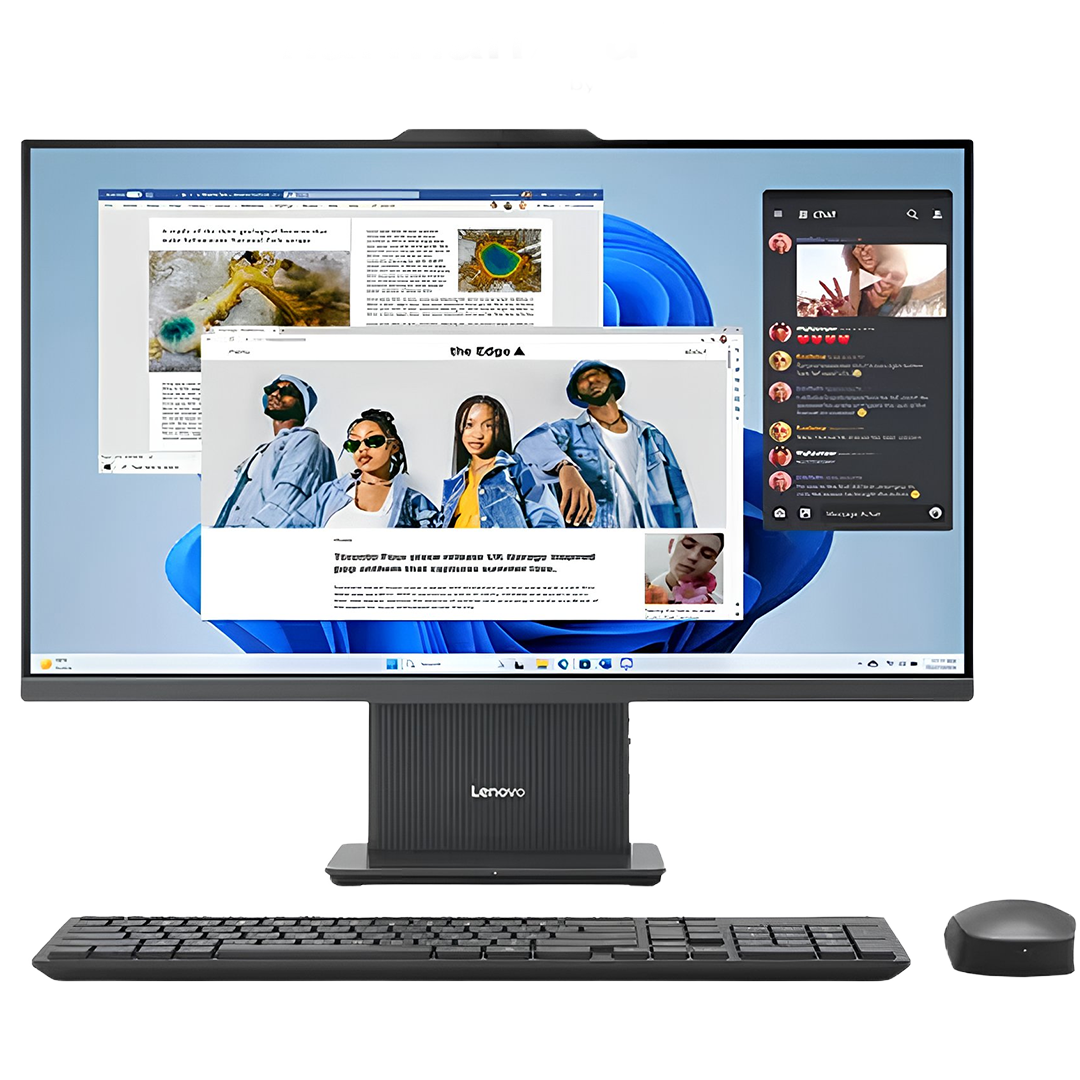 All in One Lenovo AIO 24IRH9 (F1LK), Intel Core i5-13420H, RAM 8GB, 512 SSD NVMe, Intel UHD Graphics, 24 FHD IPS 100Hz, Luna Grey