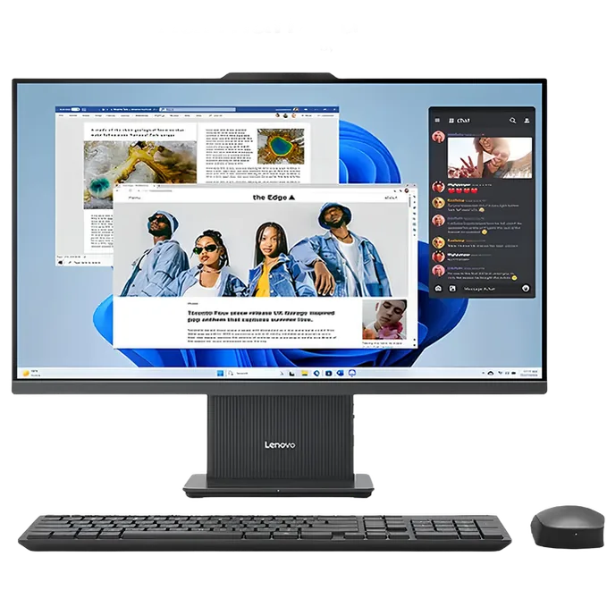 All in One Lenovo AIO 24IRH9 (F1LK), Intel Core i5-13420H, RAM 8GB, 512 SSD NVMe, Intel UHD Graphics, 24 FHD IPS 100Hz, Luna Grey