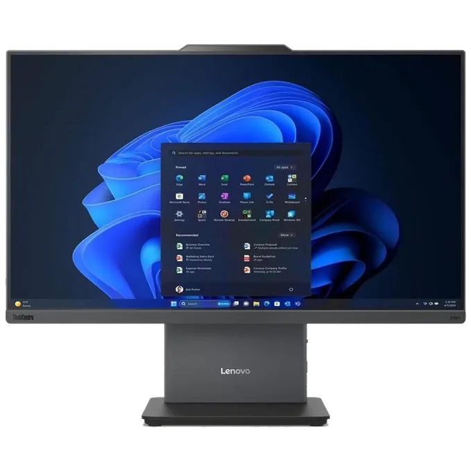 All in One Lenovo ThinkCentre Neo 50A (HV00), Intel Core i5-13420H, RAM 16GB, SSD 512GB, Intel UHD Graphics, 24 FHD IPS, Gray