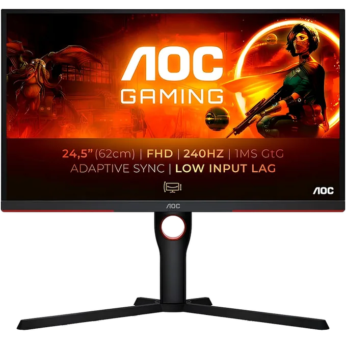 AOC 25G3Z Gaming Monitor – 25 -inch FHD (1920x1080) , 240Hz , IPS Flat , 0.5ms