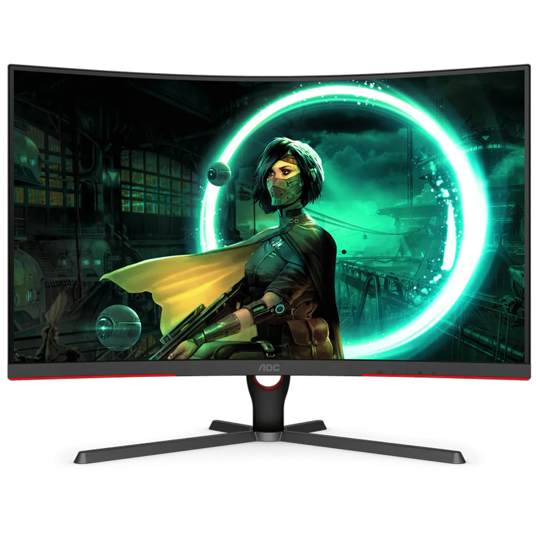 AOC C32G3E Gaming Monitor – 32 -inch FHD (1920x1080) , Curved , 165Hz , VA , 1ms