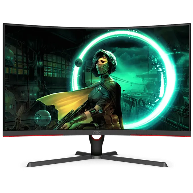 AOC C32G3E Gaming Monitor – 32 -inch FHD (1920x1080) , Curved , 165Hz , VA , 1ms