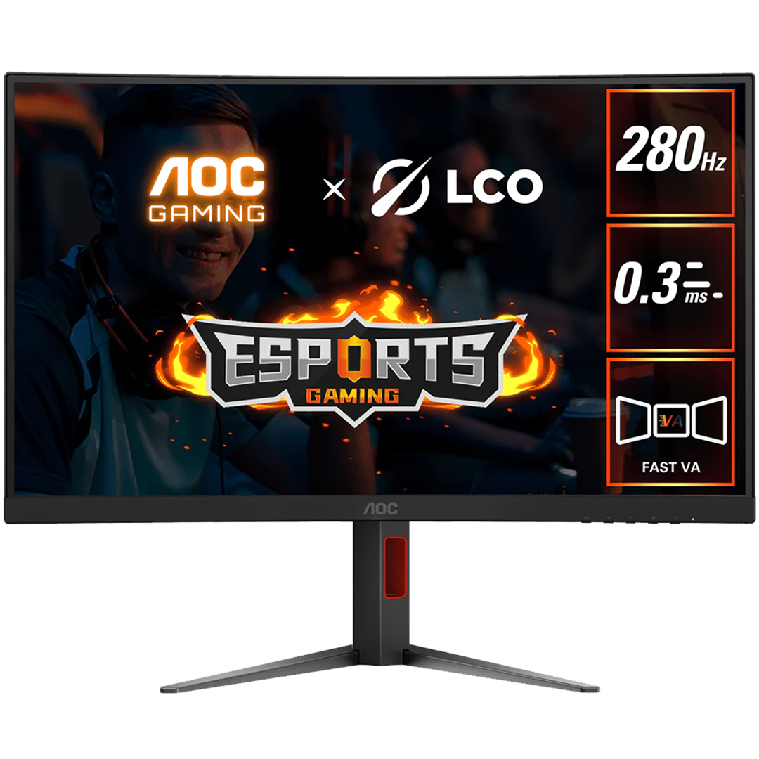 AOC C27G4Z Gaming Monitor – 27 -inch FHD (1920x1080) , Curved , 280Hz , Fast VA , 0.3ms