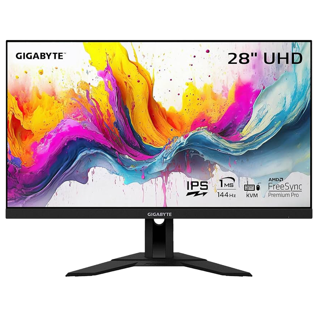 Gigabyte M28U Gaming Monitor – 28 -inch 4K UHD (3840 × 2160) , 144Hz ,  IPS  , 1ms