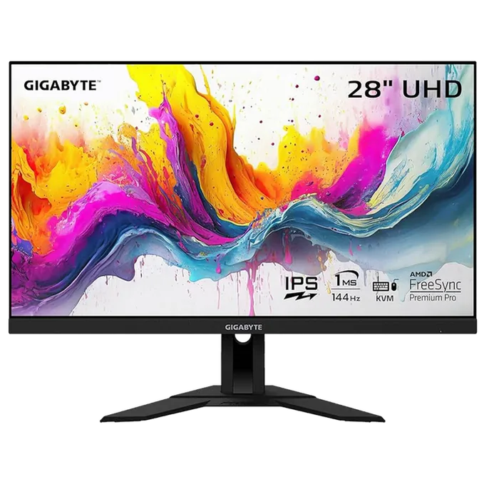 Gigabyte M28U Gaming Monitor – 28 -inch 4K UHD (3840 × 2160) , 144Hz , IPS , 1ms