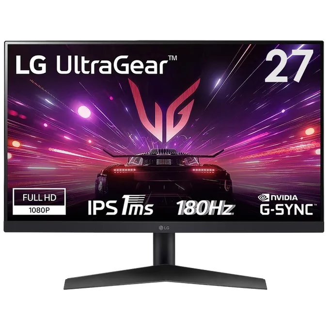 LG GS60F-B Gaming Monitor – 27 -inch FHD (1920 x 1080) , 180Hz , IPS , 1ms