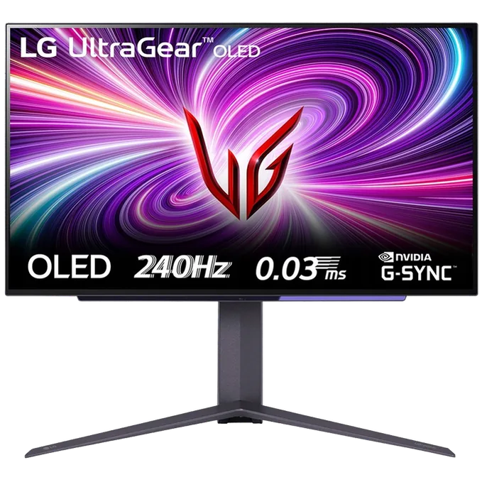 LG GS95QE-B Gaming Monitor – 27 -inch 2K QHD (2560 x 1440) , 240Hz , IPS , OLED , 0.03ms