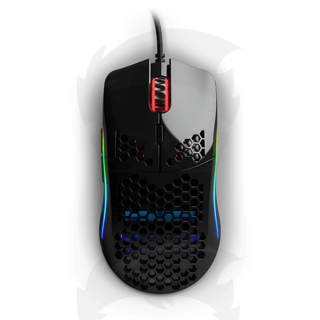 Glorious Model O Minus Wired Mouse (Glossy) Black