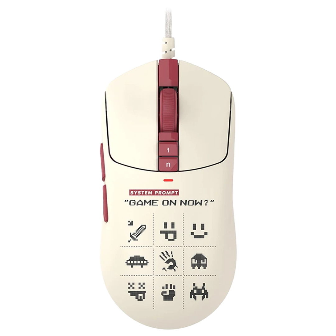 Bloody W72 Ultra Lightweight Wired Pixels Red