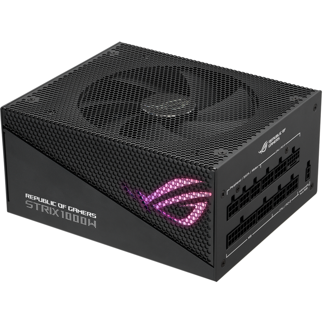ASUS ROG STRIX 1000W Aura Edition 80+ Gold, Full Modular, PCIe 5.0 - Black