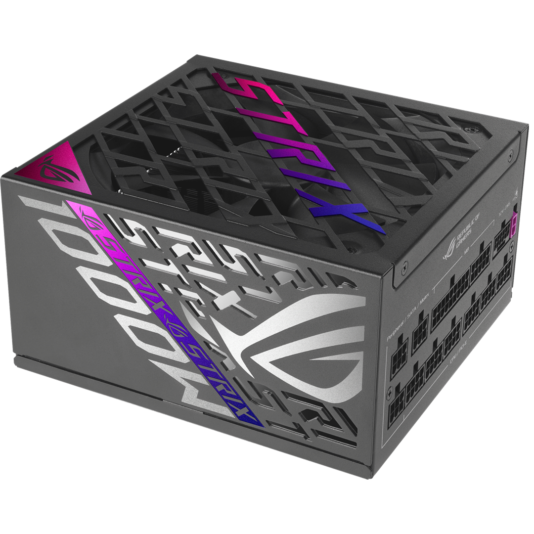 ASUS ROG STRIX GAMING 1000P, Full Modular, 1000W 80+ Platinum, PCIe 5.1 , Black