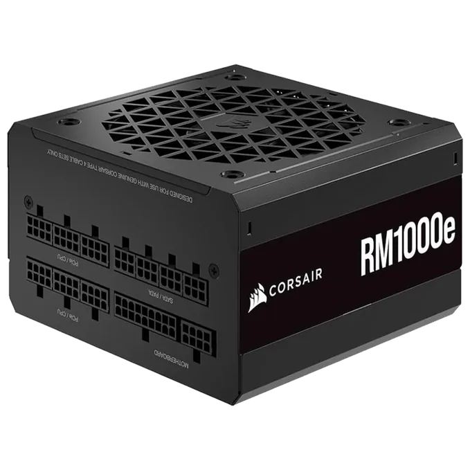 Corsair RM1000e - 1000w 80 Gold Fully Modular PCie 5 - Black