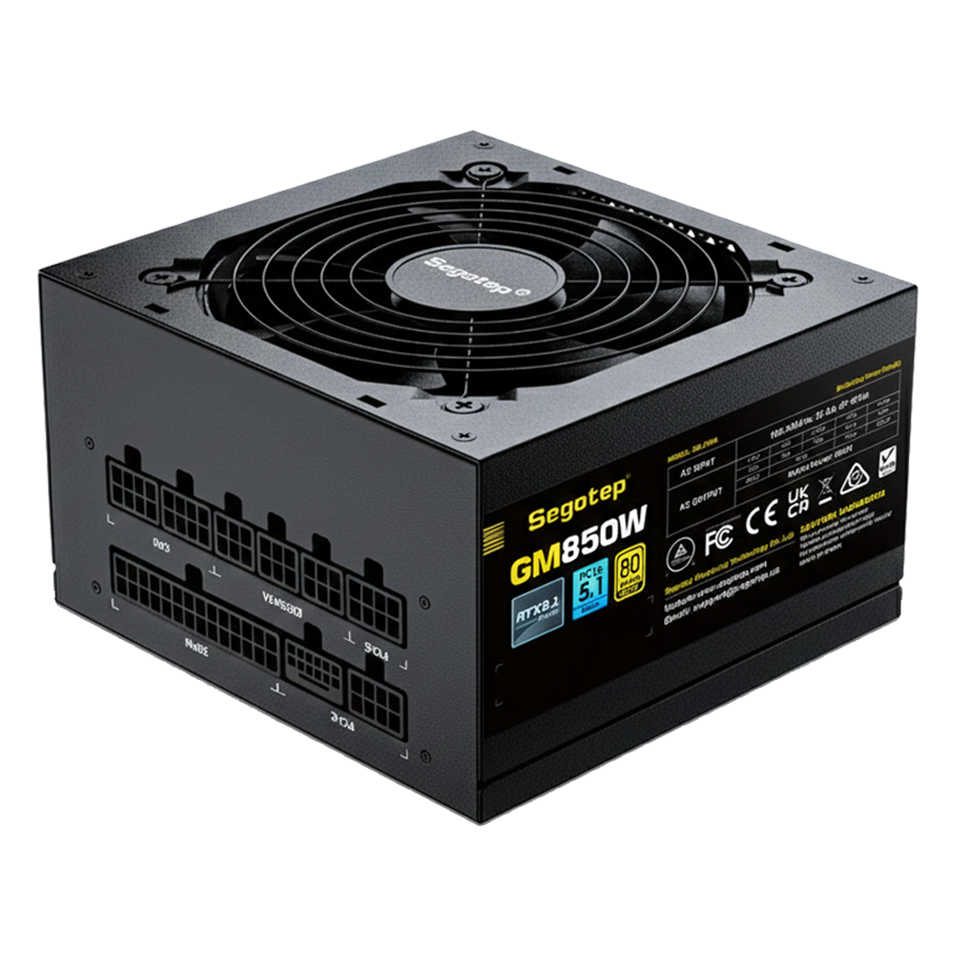Segotep GN850W 850W Gold 80+ Non Modular, PCIe 5.1 & ATX 3.1