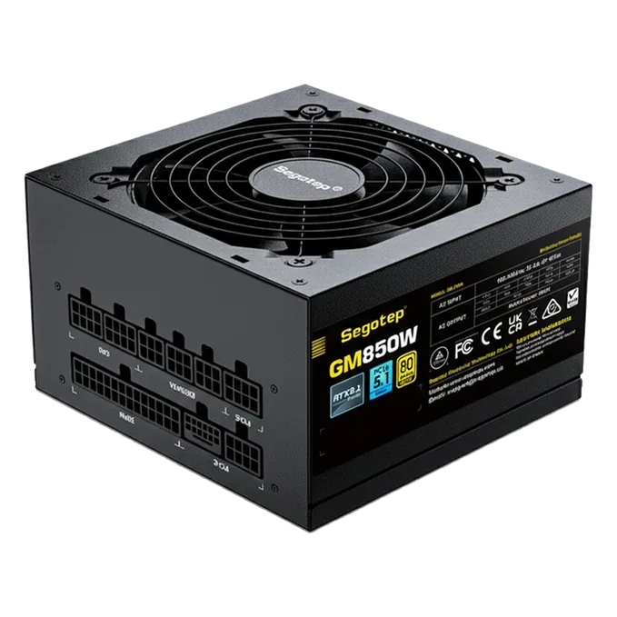 Segotep GN850W 850W Gold 80+ Non Modular, PCIe 5.1 & ATX 3.1