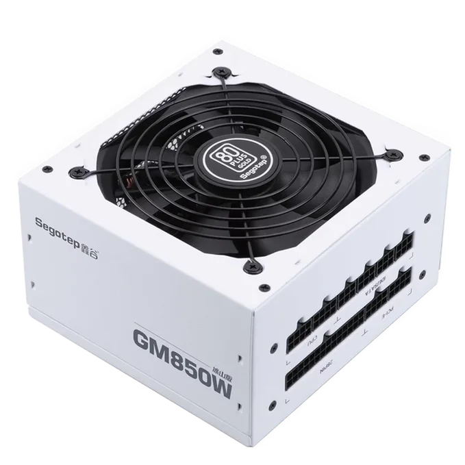Segotep GM850W 850W Gold 80+ Full Modular, PCIe 5.1 & ATX 3.1 - White