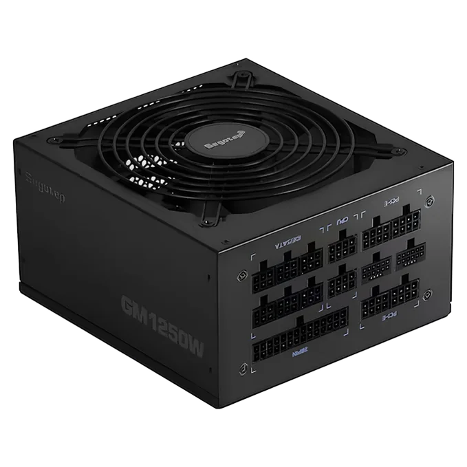 Segotep GM1250W 1250W Gold 80+ Full Modular 80+, PCIe 5.1 & ATX 3.1 - Black