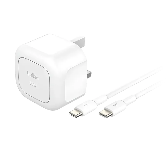 Belkin 30W Compact Wall Charger with Cable