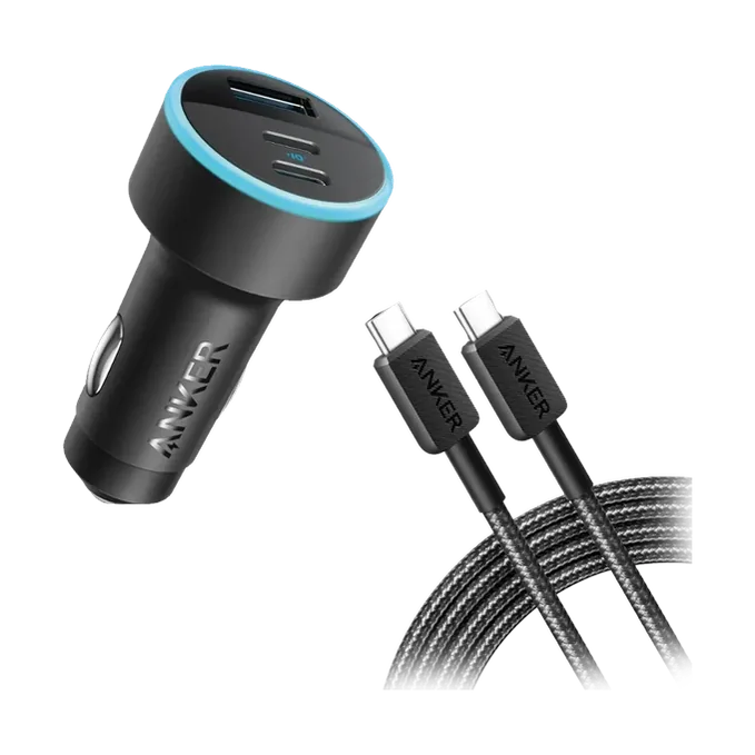 Anker 335 67W Car Charger with 3ft C to C Cable