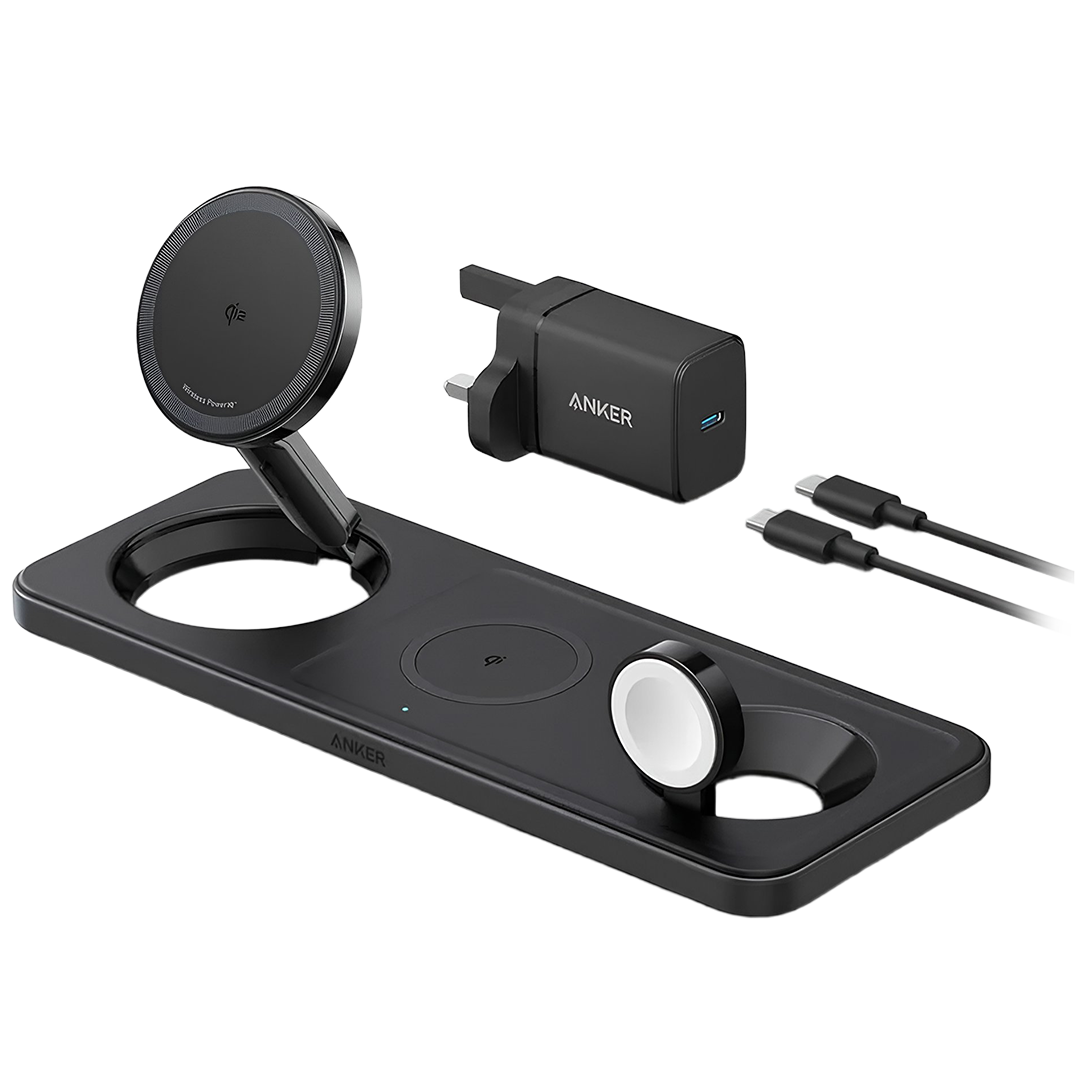 Anker MagGo 15W Qi2 Triple Charging Dock  B25M1211