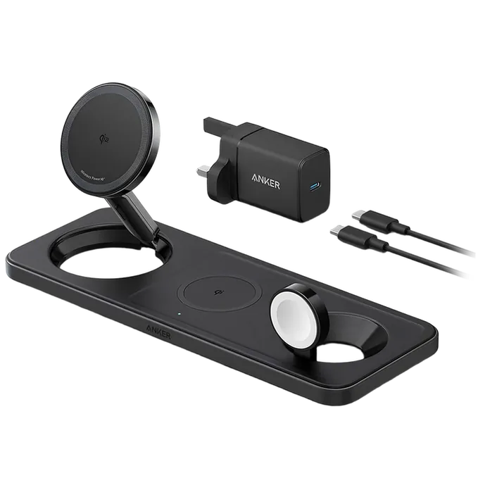 Anker MagGo 15W Qi2 Triple Charging Dock B25M1211 -
