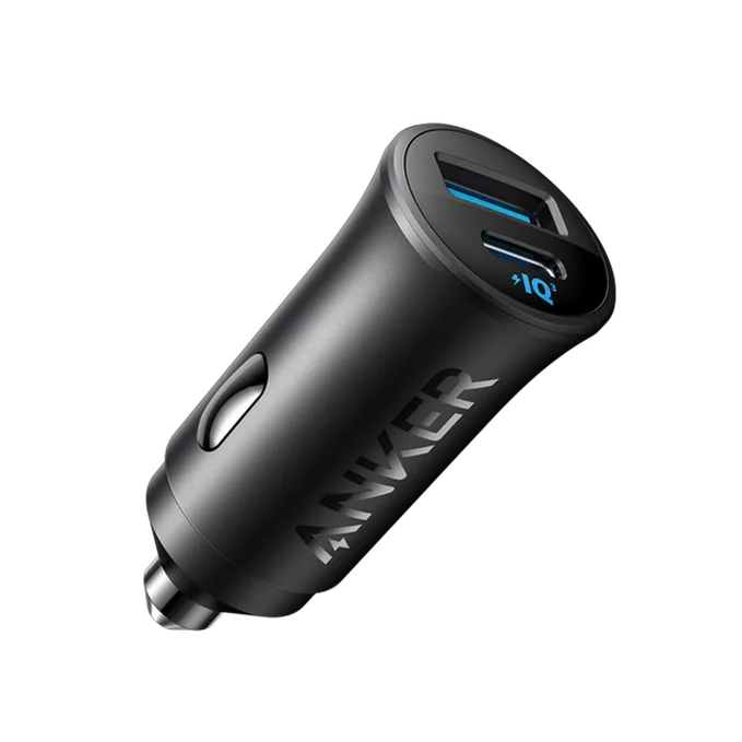 Dual-port car charger supporting 30W fast charging