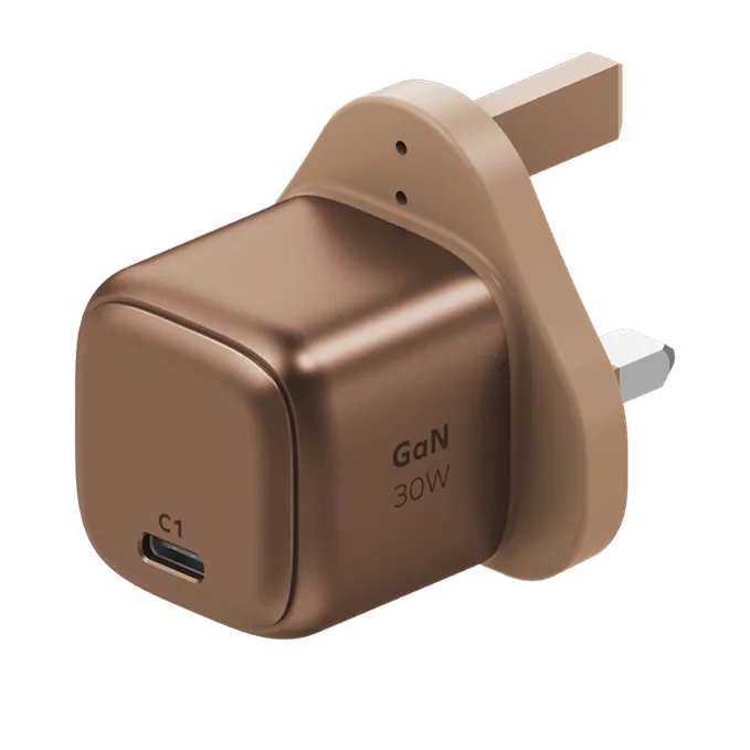 Momax Charge & Port GaN 30W Charger (UK) [1 Port / USB-C] (Charger))