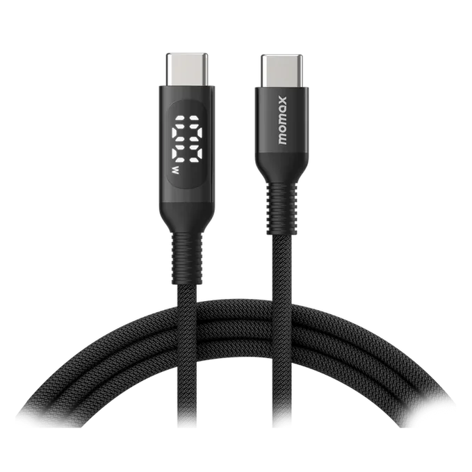Momax ELITELINK 1.2M USB-C to USB-C Cable with LED Display
