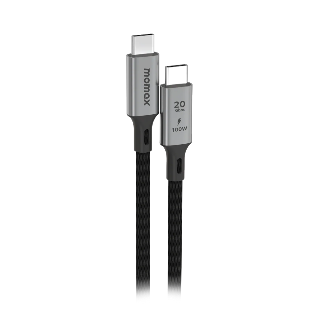 Momax Elite 100W USB-C USB3.2 Gen 2x2 20Gbps Cable 1 Meter