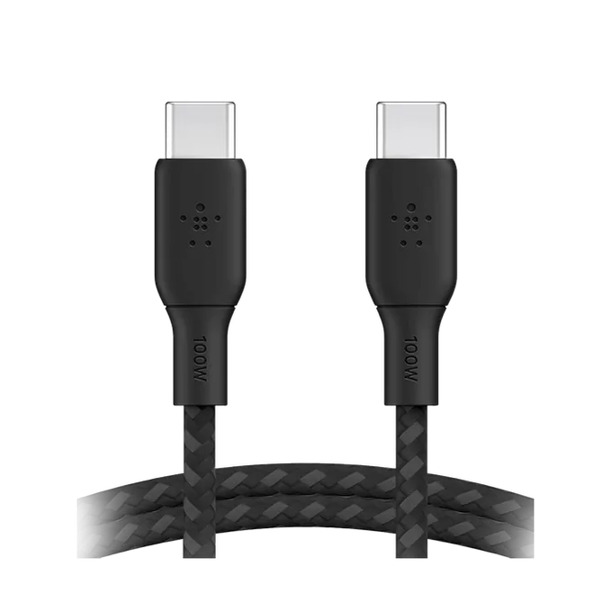 Belkin BoostCharge USB-C to USB-C Braided Cable 100W PD, 2m