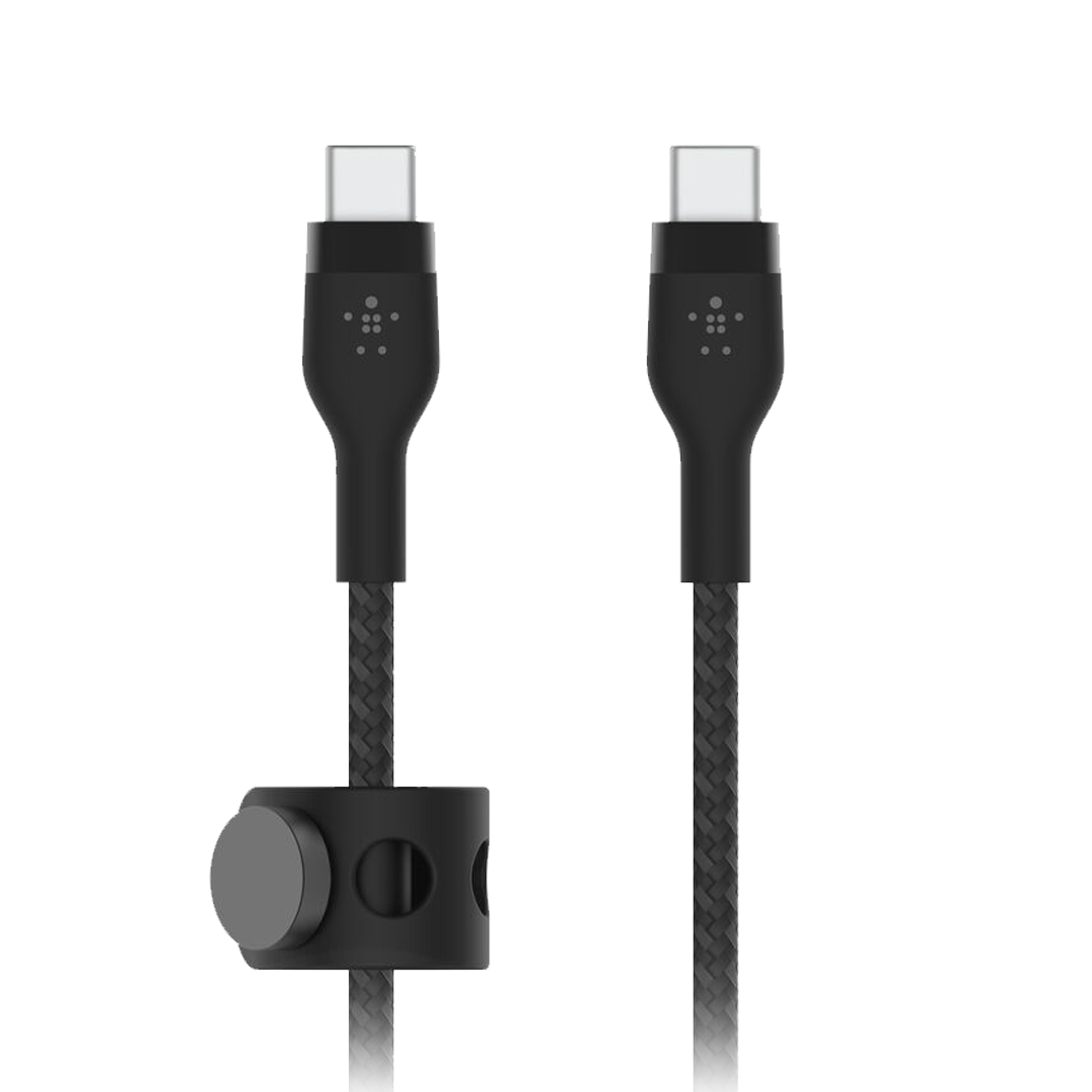 Belkin BoostCharge PRO Flex USB-C to USB-C Braided Silicone Cable, 3M