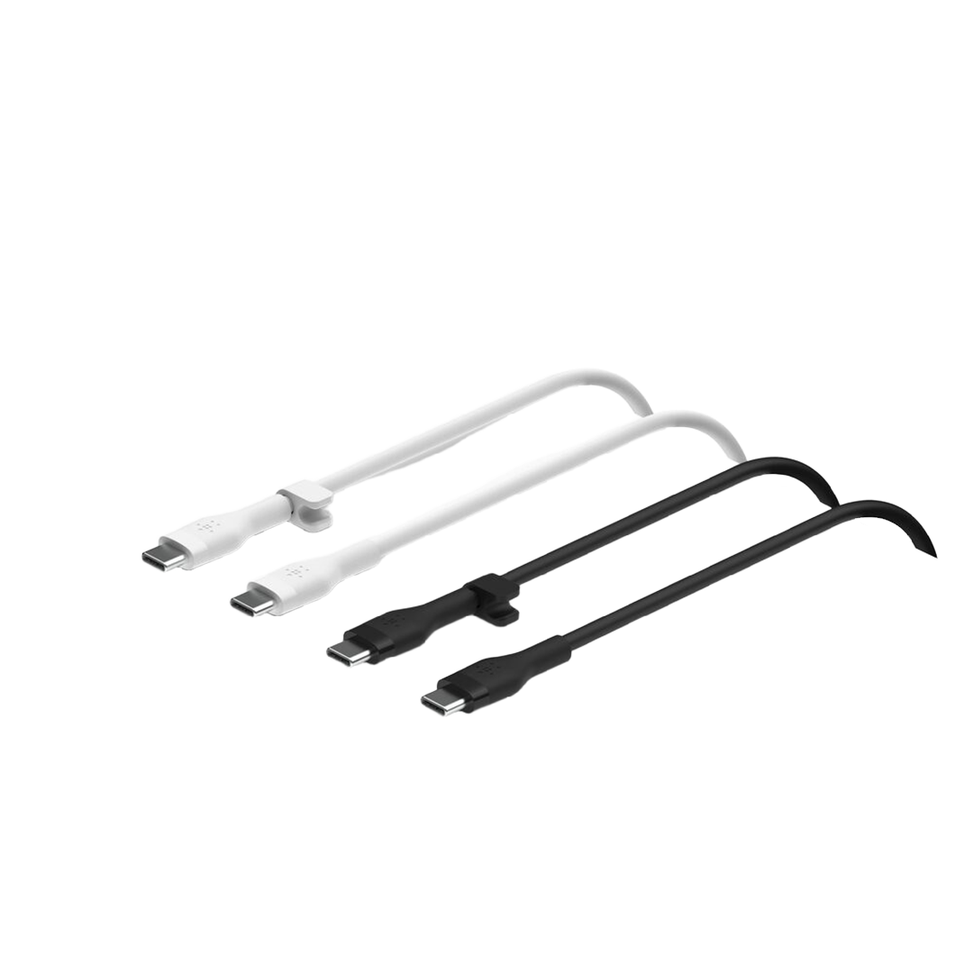 Belkin BoostCharge Flex Silicone USB-C to USB-C 2.0, 1M , 2-pack