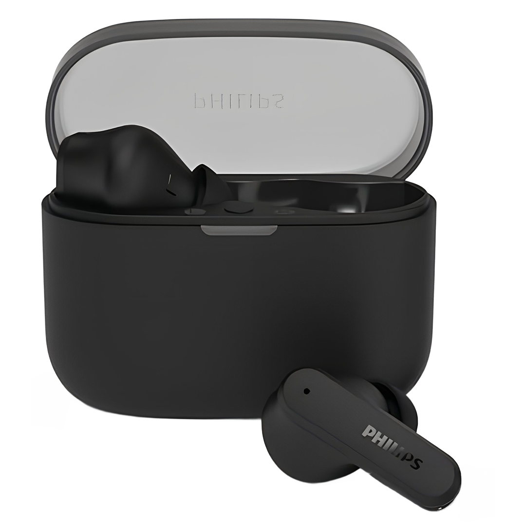 Philips wireless earbuds with silicone tips, 6mm drivers