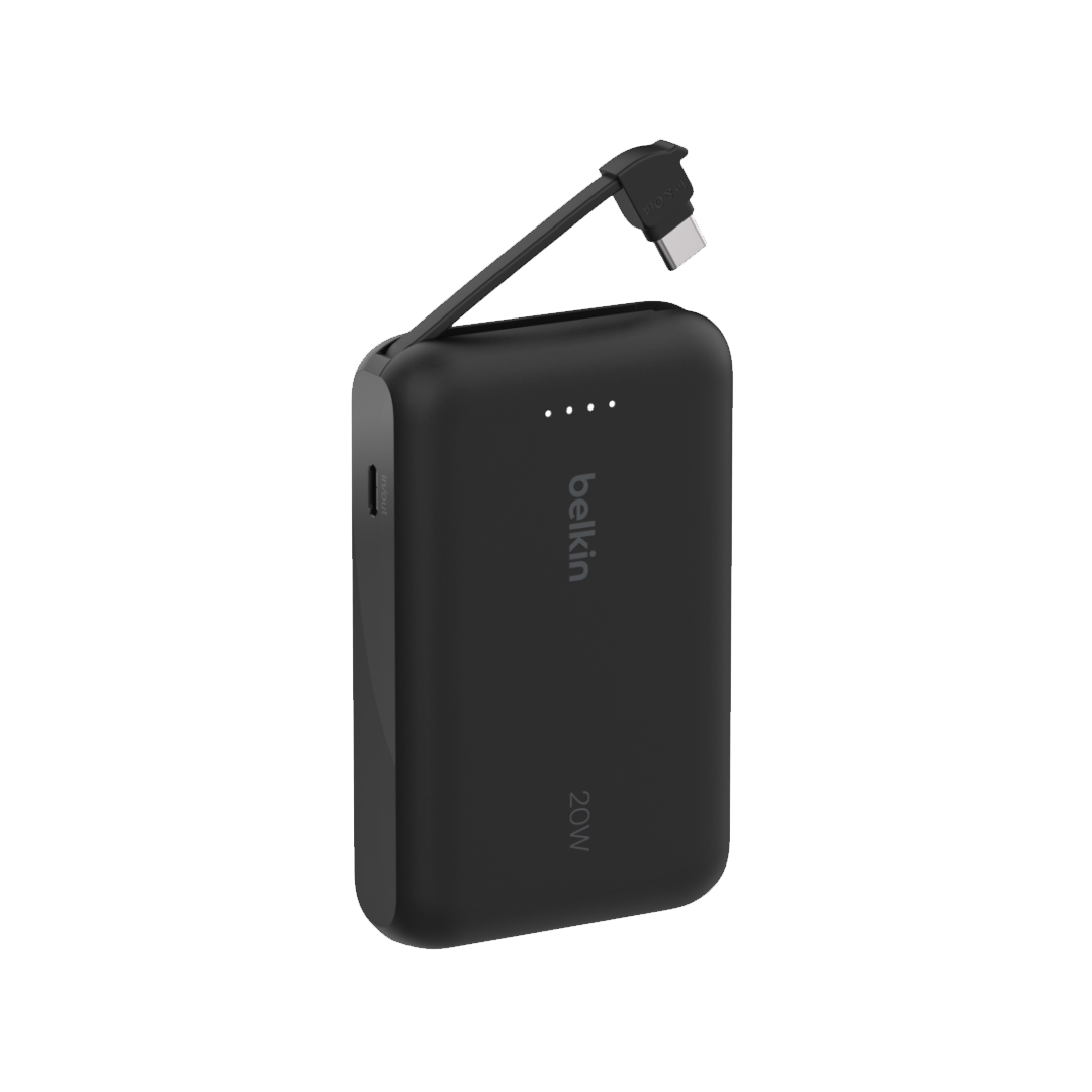 Belkin Power Bank 10K with Integrated Cable