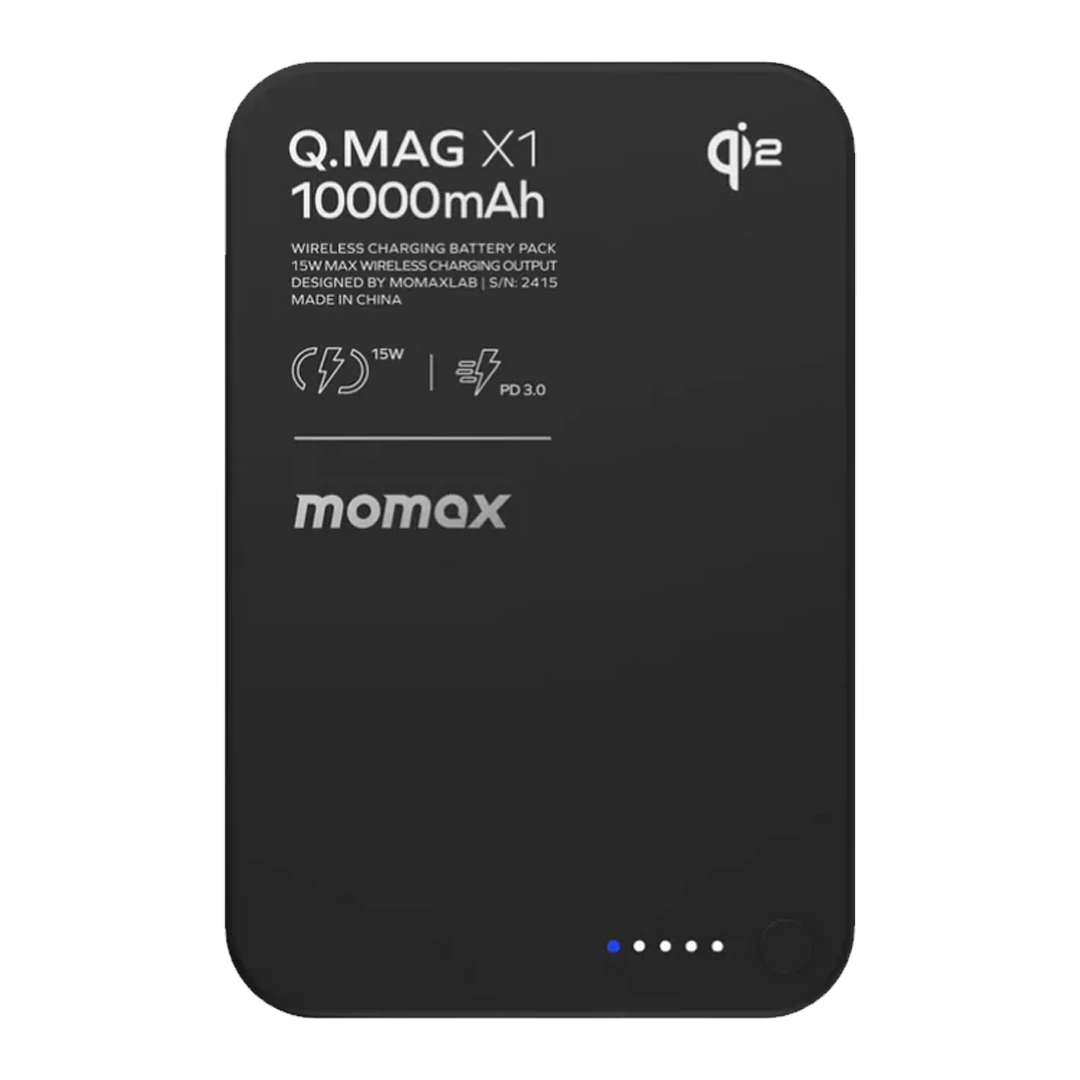 Momax Q.Mag X1 10000mAh Wireless Battery Pack  (Wireless Emergency Charger)