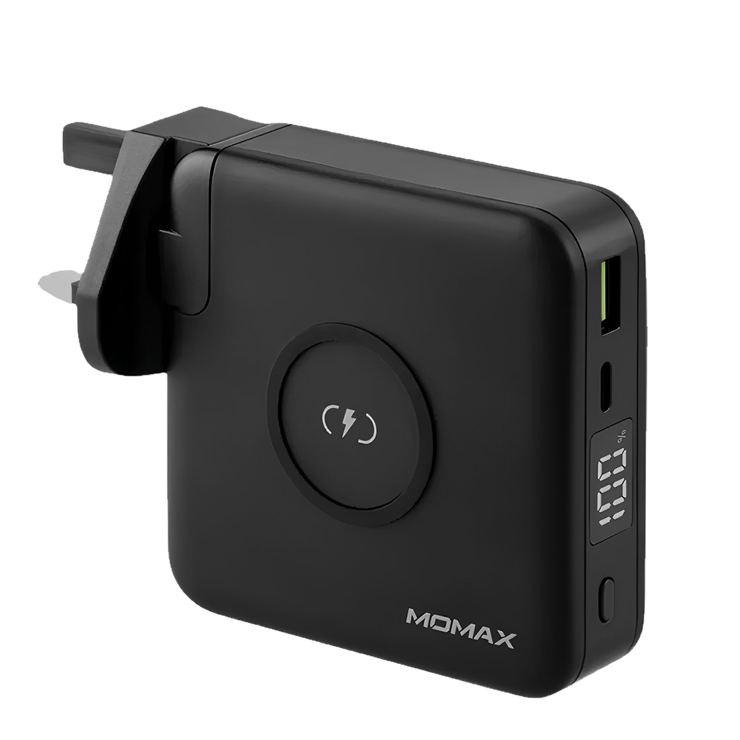 Momax Q.Power Plug Wireless Portable PD Charger with Plugs -  Emergency Charger