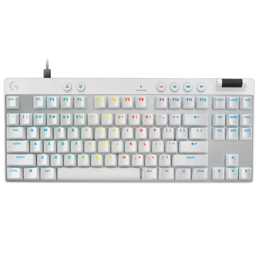 Logitech G PRO X TKL RAPID White Wired