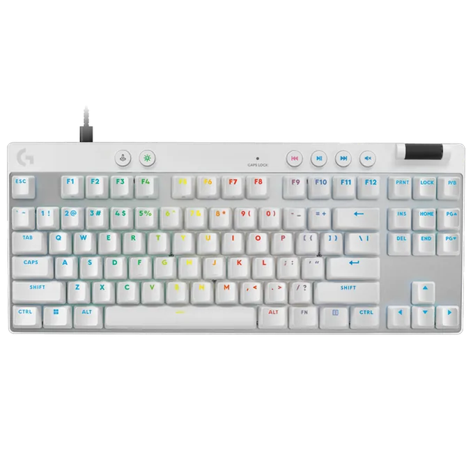 Logitech G PRO X TKL RAPID White Wired