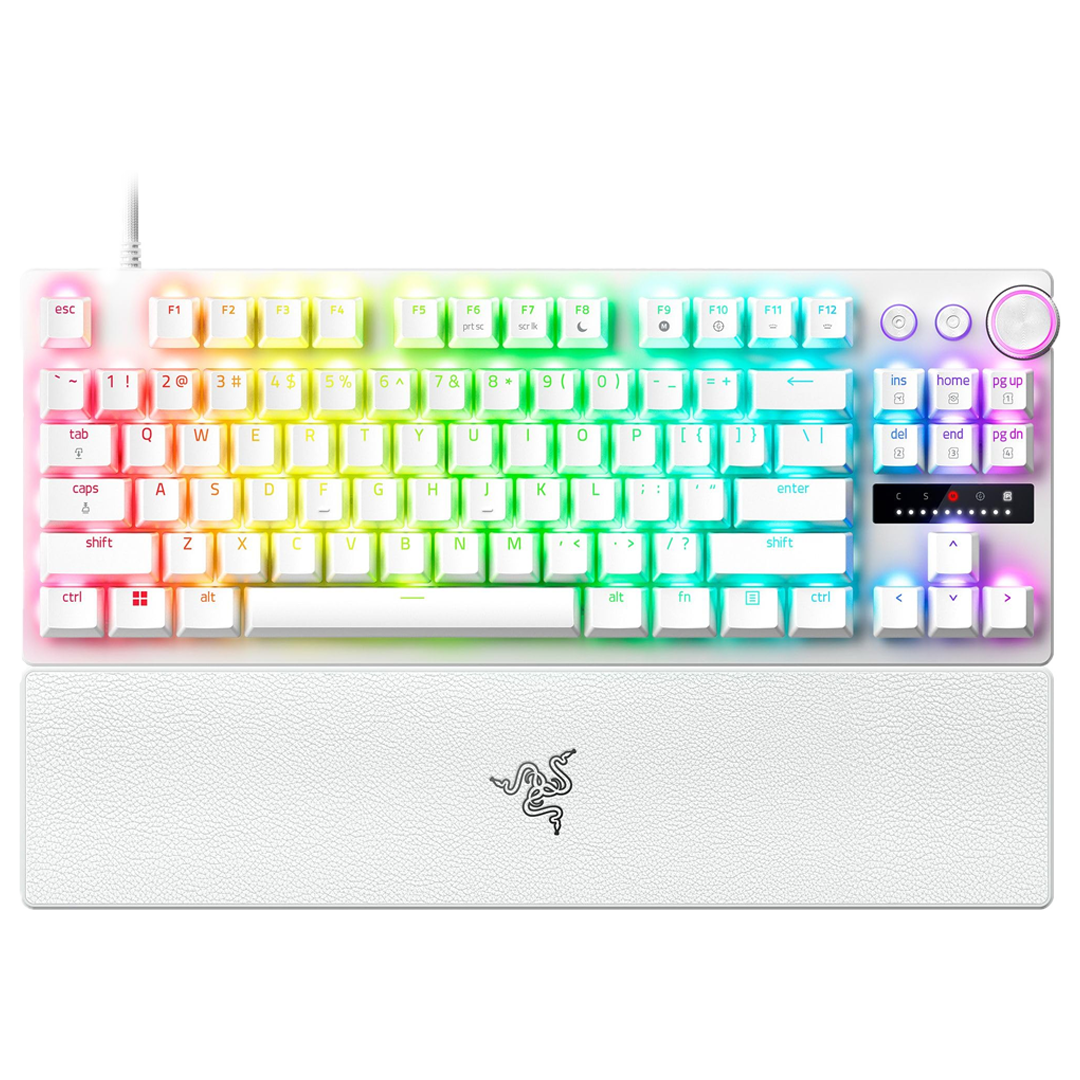 Razer Huntsman V3 Pro Tenkeyless Wired White