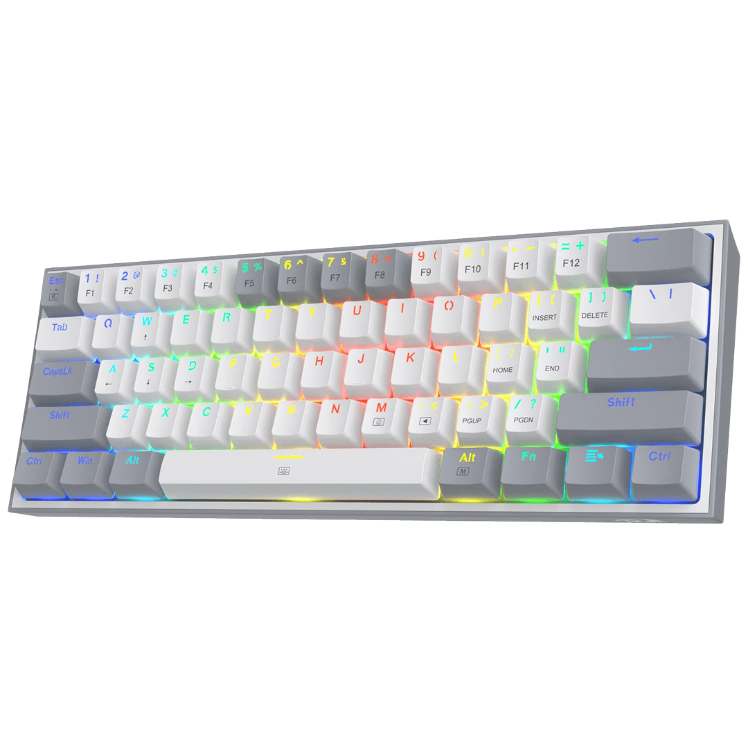 Redragon K617 Fizz 60% Grey White (Wired)