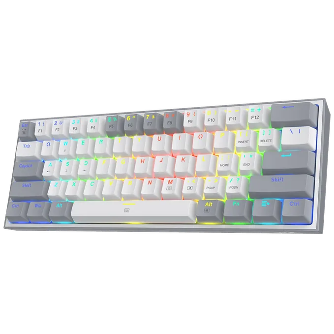 Redragon K617 Fizz 60% Grey White (Wired)