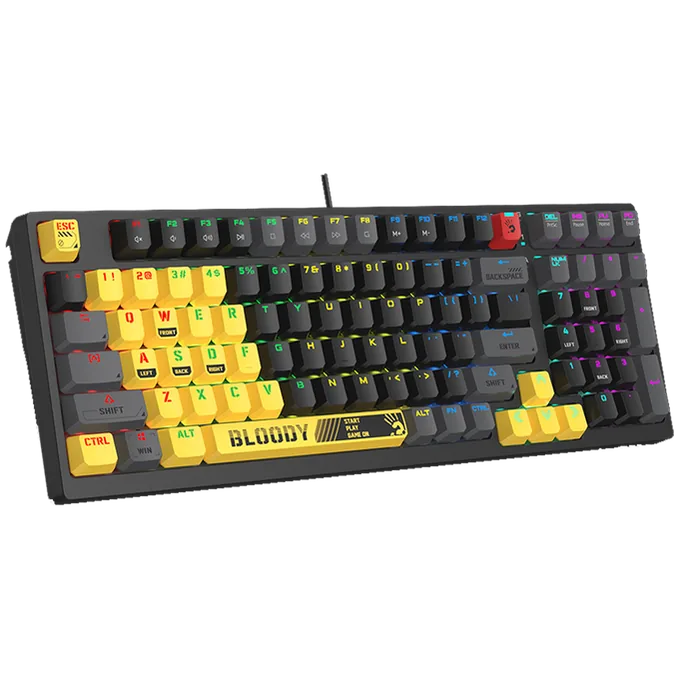 Bloody S98 Sports Lime Wired