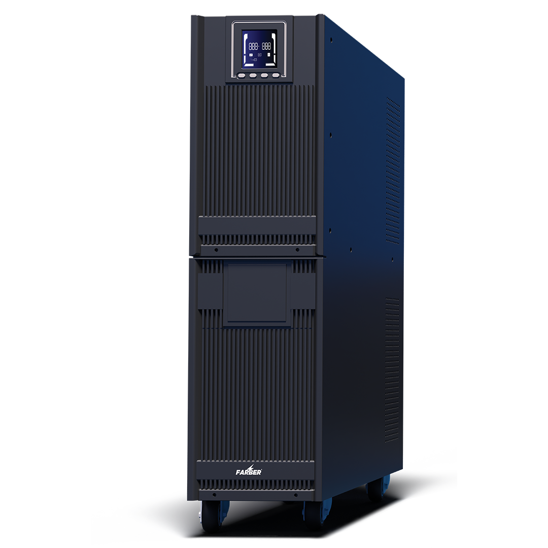 Farber UPS Online with 40 amps, 16 batteries, each with a capacity of 9A. 110V-300V