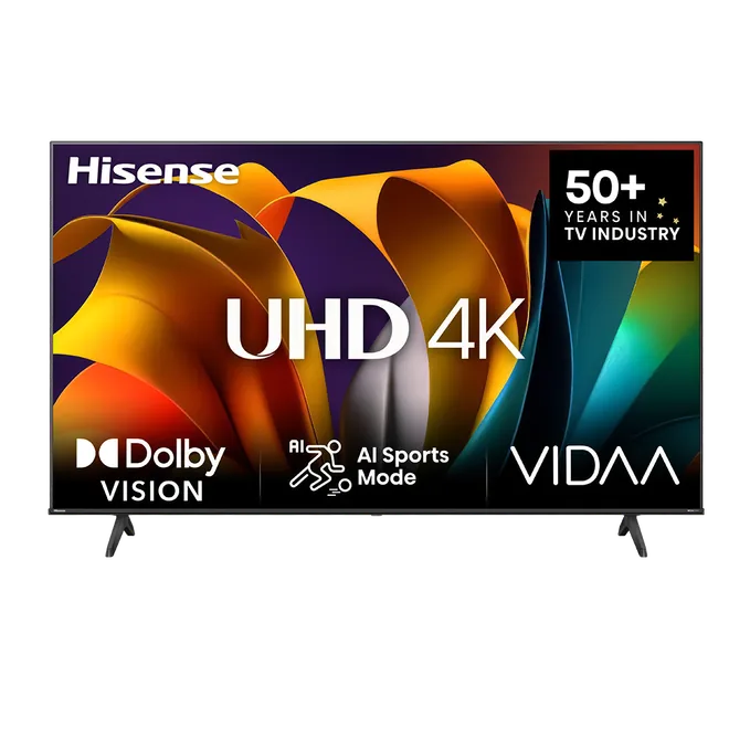 HISENSE VIDDA 5.0 AIR PLAY SUPPORT DOLBY VISION/HDR 10+ SMART 4K TV 55-inch